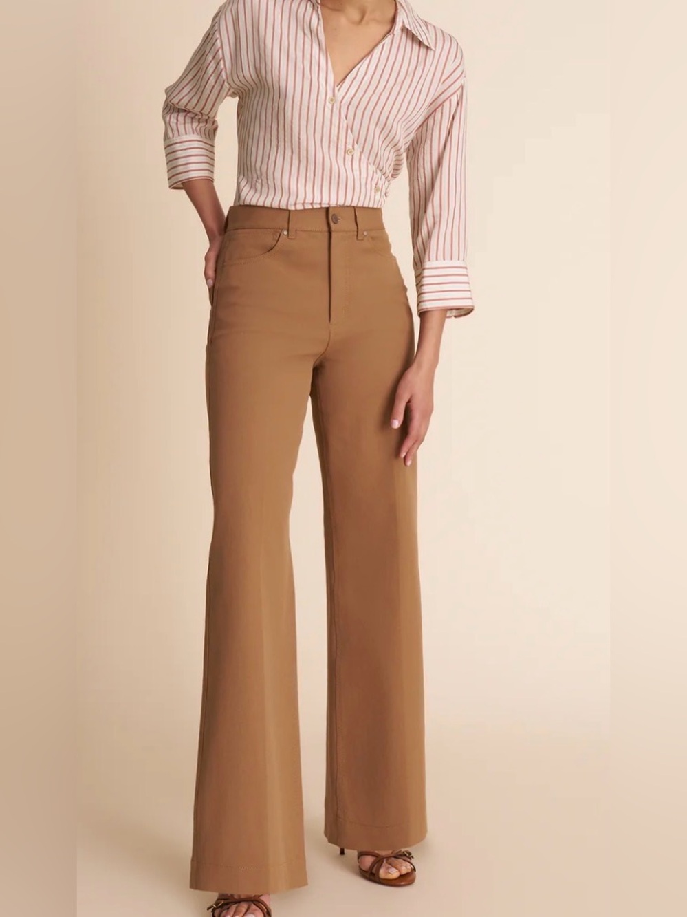 M.M.LaFleur The Milo Wide-Leg Jean Eco Better Than Denim size 12 organic cotton